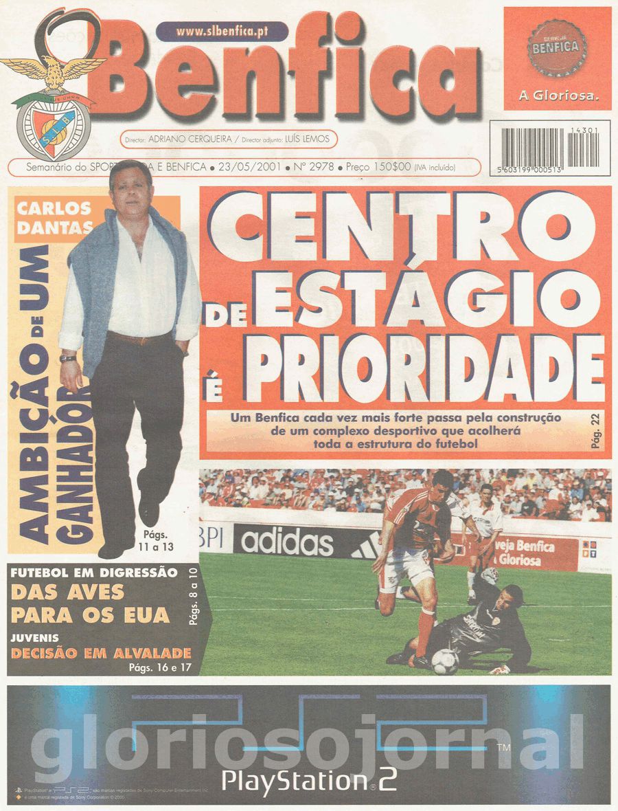 jornal o benfica 2978 2001-05-23